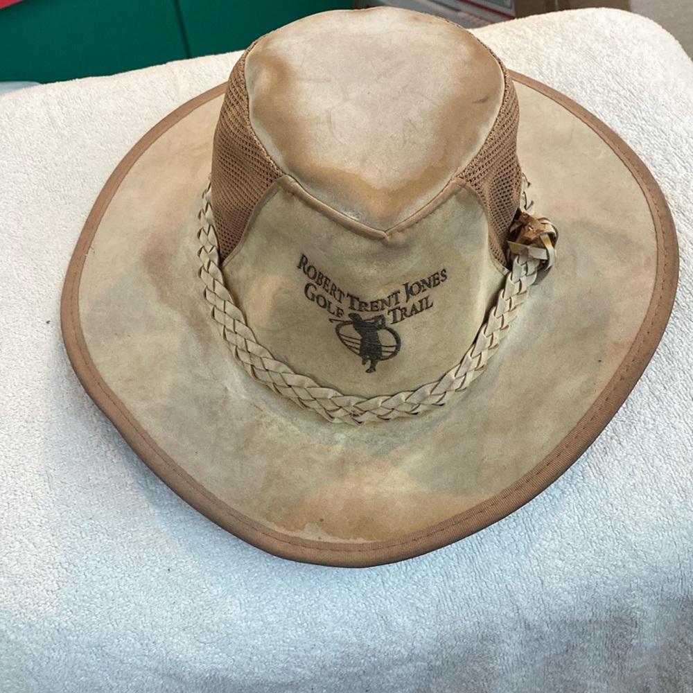 Vintage DPC Authentic‎ hat.shows wear has band cut on inside  for more room